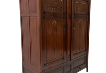 Arts & Crafts Armoire or Wardrobe by Jac. van den Bosch for 't Binnenhuis, 1910